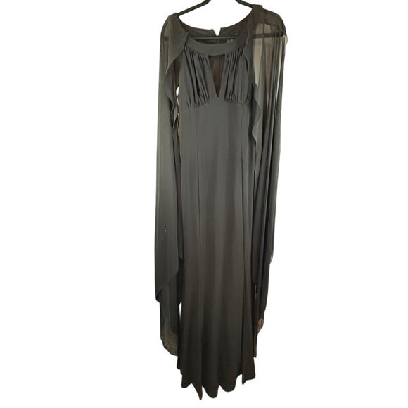 Adrianna Papell Cape Dress- Size 8 - Picture 16 of 16